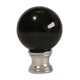 thumbnail image 5 of Perilla de remate de lámpara, tapas de remate, tapa de tornillo, perilla decorativa para el hogar Negro Plata, 5 of 9