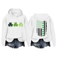 thumbnail image 2 of Clothing 2025 Yajing Hoodies for Women St.P Day Sweatshirt for Women Fall Tops Graphic Hoodies Long Sleeve Shirts Print Pullover Tops Oversized Hoodies for Women White Xl, 2 of 4