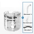 thumbnail image 4 of CAROOTU 2L Automatic Electric Pet Water Fountain Cat/Dog Drinking Dispenser with Filter, 4 of 7