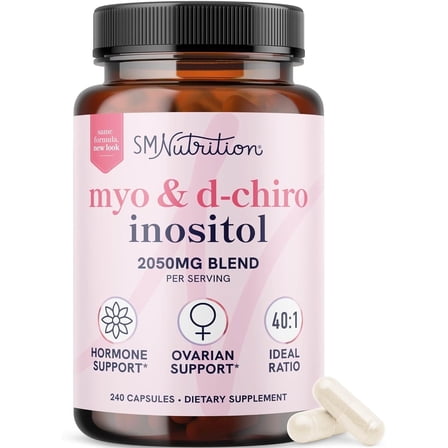 Myo-Inositol & D-Chiro Inositol Hormone Balance Supplement, 240 Ct