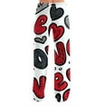 thumbnail image 3 of Fgvctg Valentine's Day Women's Pajamas Oversized Wide Leg Sleepwear Pajamas Pants Lover Heart Print High Waisted Pj Fall Spring Drawstring Lounge Pants with Pockets Red 3XL, 3 of 5