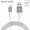 White, variant on Universal Fast Charge 6Ft 2.4Amp Type-C USB Two Tone Cable