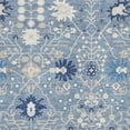 thumbnail image 4 of HomeRoots 679197 9 x 12 ft. Denim Blue Beige & Ivory Oriental Washable Machine Made Rectangle Area Rug with UV Protection, 4 of 9