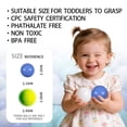 thumbnail image 3 of Ball Pit Balls for Toddlers, BPA Free Crush Proof Plastic Toy Balls for Ball Pit, Children's Pool Water Toys, Macaron Ocean Balls for Play Tent 2.15 Inch Pack of 100, 3 of 6