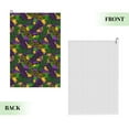thumbnail image 2 of Fuzoiu Mardi Gras7 Print Golf Towel, Microfiber Golf Towels for Golf Bags with Clip,16" x 24" Portable Golf Towel,Best Gifts for Father Men Golf Fan Golfer, 2 of 8