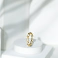 thumbnail image 6 of Rosec Jewels Lab Diamond Marquise Eternity Band Ring - Minimalist Anniversary Ring - EF-VS Grade, 10K Yellow Gold, US 7.50, 6 of 8