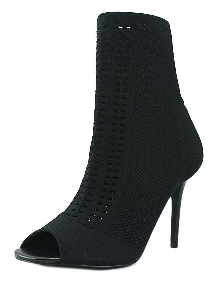 charles by charles david rebellious mesh-knit open-toe bootie