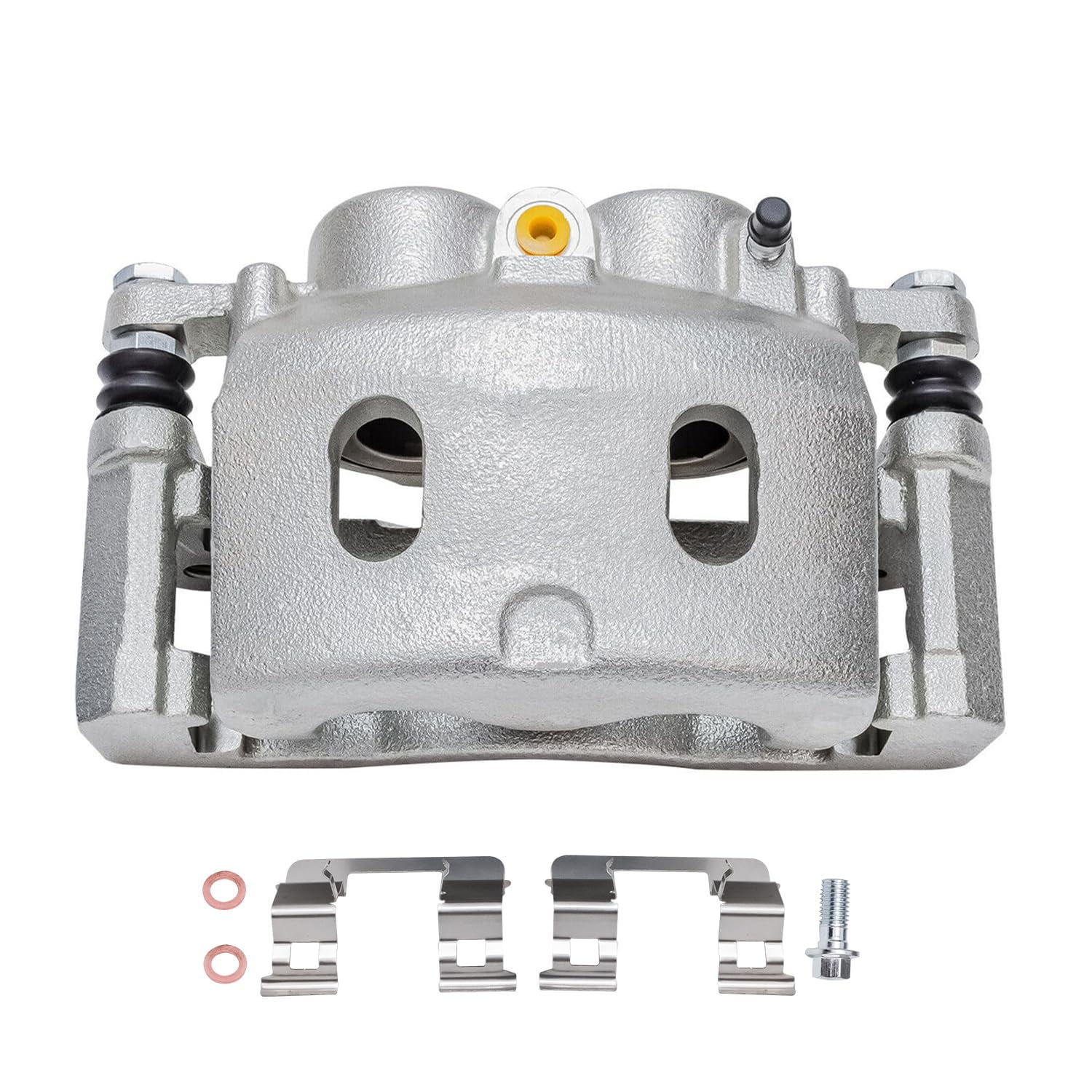 Detroit Axle - Front 2pc Brake Calipers for Chevy Silverado GMC Sierra Suburban Yukon XL 1500 Tahoe Avalanche Cadillac Escalade ESV EXT, Disc Brake Calipers Replacement