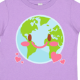thumbnail image 4 of Inktastic Happy Earth Day with hearts Boys or Girls Toddler T-Shirt, 4 of 5