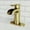 Gold, variant on VIGO Paloma Single Handle Single-Hole Bathroom Faucet in Chrome