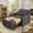 68'' Dark Gray, variant on 3-in-1 Convertible Chair Sofa Bed, Sleeper Bed Futon Sofa with Adjustable Backrest for Apartment/Office, Dark Gray