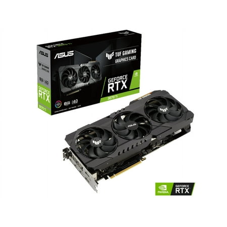 ASUS TUF Gaming NVIDIA GeForce RTX 3070 Ti OC V2 Graphics Card (PCIe 4.0, 8GB GDDR6X, HDMI 2.1, DisplayPort 1.4a, GPU Tweak III) TUF-RTX3070TI-O8G-V2-GAMING (Factory Refurbished)