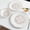Ivory, variant on Vintage Crackle Melamine Dinnerware Sets, 12 Piece Plates and Bowls Sets, Great for Camping, RV. Durable and Chip Resistant Farmhouse Dishes Set, Service for 4