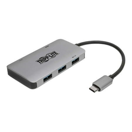 UPC: 0037332238771 | Tripp Lite USB C Multiport Adapter Converter 3 USB-A  4K HDMI PD Charging Thunderbolt 3 Compatible – Docking station – USB-C 3.1 / Thunderbolt 3 – HDMI