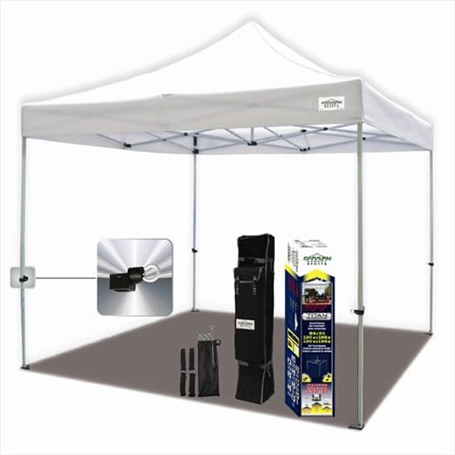 Caravan Canopy 21006906011 TitanShade 10 ft. x 10 ft. White Instant Canopy Caravan Canopy 21006906011 TitanShade 10 ft. x 10 ft. White Instant Canopy