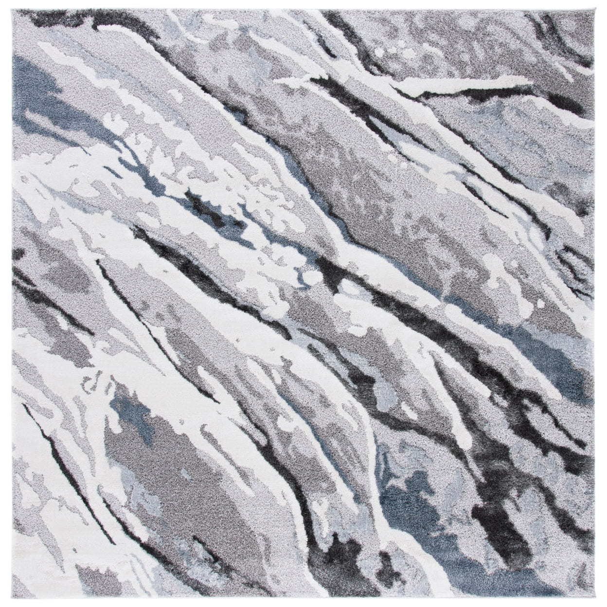 SAFAVIEH Century Hyde Camouflage Area Rug, Grey/Blue, 8' x 10'