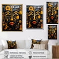 thumbnail image 4 of Designart "African Tribal flow II" African Floater Framed Wall Art Living Room, 4 of 7