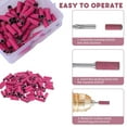 thumbnail image 4 of 100Pcs Sanding Bands for Nail Drills, 240 Grit Nail File Sanding Bands, Small Nail File Sanding Bands with Mandrel Nail Drill Bit for Acrylic Nails Gel Manicures Pedicure, 4 of 4