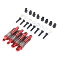 thumbnail image 2 of 4Pcs Metal Shock Absorber Stroke 3mm Spring Damper for K969 K979 K989 1:28 Scale RC Car Spare accessories - Red, 2 of 3