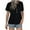 Black-12, variant on Mittory Womens Crew Neck Short Sleeve Buttons Tops Fall Tshirts Tee Basic Blouse Loose Fit Henley Tops