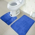thumbnail image 2 of Taies d'Oreiller en Velours Corail à Mémoire de Forme Tapis en Coton Salle de Bain Absorbant Antidérapant Tapis 3 Pcs/ensemble, 2 of 3