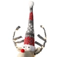 thumbnail image 2 of Poupée Assise Cerf Peluche Drôle Jouets Cerf Décorations Maison (Gris), 2 of 6
