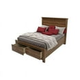 thumbnail image 3 of ACME Furniture Lit de Rangement Grand en Métal Style Ferme Merrilee en Chêne, 3 of 8