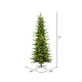 thumbnail image 5 of Vickerman 7.5' x 38" Moutauk Pine Artificial Christmas Pencil Tree with Warm White LED Lights, 5 of 7