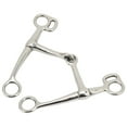 thumbnail image 3 of Horse Snaffle Bit, Horse Mouth Bit Practical Sturdy Wear Resistant 125mm Stainless Steel Reliable For Training, 3 of 8