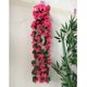 thumbnail image 2 of Pétalo colgante de glicina artificial para colgar decoración del hogar fucsia Sailing Electrónica, 2 of 3