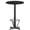 Black, variant on Flash Furniture 24'' Round Black Laminate Table Top with 22'' x 22'' Bar Height Table Base and Foot Ring