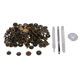 thumbnail image 5 of Kits de herramientas para perforar botones, bolsas de cuero, ropa, broches y broches Bronce, 5 of 8
