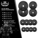 thumbnail image 2 of Discos Para Pesas Kit de 90 Lbs Recubiertos Ejercicio GYM negro M Xtreme Life DPDC90000000, 2 of 7