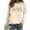 Khaki, variant on Sweatshirts for Women Jesus the Way the Truth the Life Graphic Long Sleeve Shirts Faith Pullover Sweater