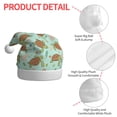 thumbnail image 6 of Cauagu Cute Sea Turtles for Adult Christmas Hat,1-Pack Xmas Holiday Hat Santa Hat for Women & Men Festive Headwear Accessories Fit for Christmas/New Year/Party, 6 of 6
