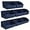 Navy Blue1, variant on Closet Organizers Bins 6 Packs - Large Closet Shelf Organizer with Handles, Fabric Trapezoid Storage Bins, Collapsible Storage Cubes for Clothes, Towels, Light Gray