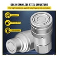 thumbnail image 5 of Skid Steer Hydraulic Quick Connect Couplers 1/2" NPT - 8 Pair Kit - 5076 PSI - ISO 16028 - For Bobcat, John Deere, CAT & More, 5 of 7