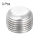 thumbnail image 3 of Enchufe hexagonal avellanado - Conector de tubo de acero inoxidable 1/2NPT con rosca macho, adaptador de tubo, 5 piezas, 3 of 3