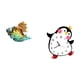 thumbnail image 5 of Figura De Pingüino De Caracola De Cristal, Reloj De Pared De Madera, Decoración Artística De Animales Marinos, Estatua Artesanal, Adorno Para El Hogar, La Oficina, La Entrada, La, 5 of 8