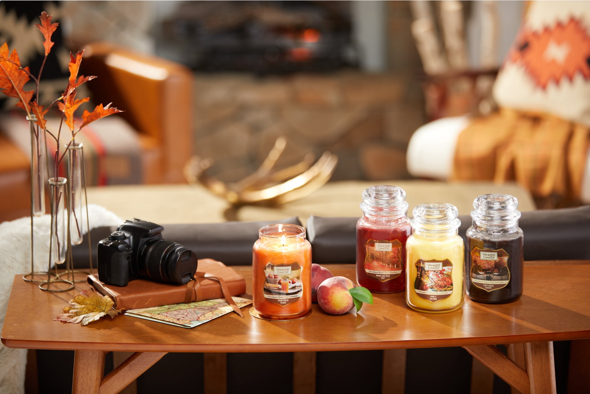 Yankee Candle Farm Fresh Peach - Original Large Jar Candle