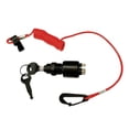 thumbnail image 4 of Sidaley Interruptor de llave de encendido del Motor de barcos con cordón de seguridad, llave de bloqueo de modificación de barco portátil, suministro Bombillas para automóviles Sidaley VI016738-00B, 4 of 6