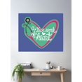 thumbnail image 2 of Heart Stethoscope: A True Work Of Heart 03 Poster Wall Art, Modern Wall Decor, 16x24 UNFRAMED, 2 of 3