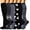 Multi-color01, variant on CALHNNA Compression Socks for Men & Women, 6 Pairs, S-M