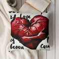 thumbnail image 3 of YINGXI  Sisters Reminder Gift from Sister Soft Velvet Pillow Cover Even When I'm Not Close by I Want You to Know I Love and I¡¯m So Proud of You Always Linen Decorative Cushion Pillowcase 24x24in, 3 of 5