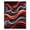 Red, Pattern 12, variant on ODIKA 4' x 6' Machine Washable Non-Slip Area Rug, abstract print High Traffic Rug, Red, 949369