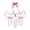 White, variant on SwiftWear Cute Cherry Triangle Bathing Suits White 2 Piece Tie Side Bikini Swimsuit for Women L