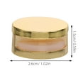 thumbnail image 2 of HAMPPLIES 8Pcs Heavy Duty Golden Glass Shelf Clips Zinc Alloy Metal Brackets for Mirror and Glass Support, 2 of 6