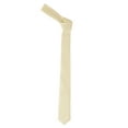 thumbnail image 2 of NYFASHION101 Men's Solid Color 2" Skinny Tie, Cream, 2 of 2
