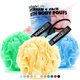 thumbnail image 1 of wonima11 Loofah Sponge Bath Sponge for Women Men 4 Pack (Pink Blue Green Yellow), 1 of 1