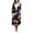Navy Blue, variant on Winter Long Bath Robe for Women Plush Soft Fleece Bathrobes Nightgown Ladies Pajamas Sleepwear Housecoat